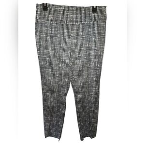 Up! Black, Gray and White Patterned Stretch Pants, Like New